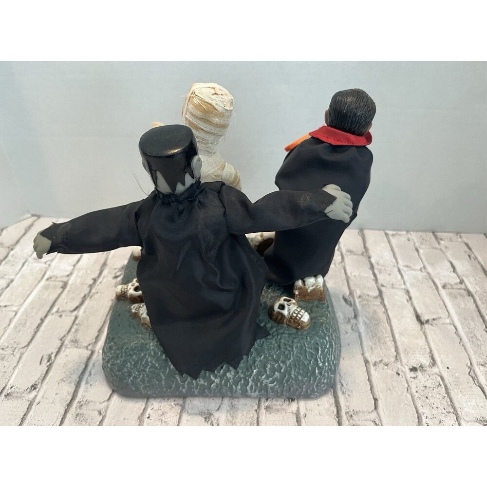 Original 1997 Gemmy Monster Mash Trio Animated Halloween Prop Decoration Works - Picture 9 of 10